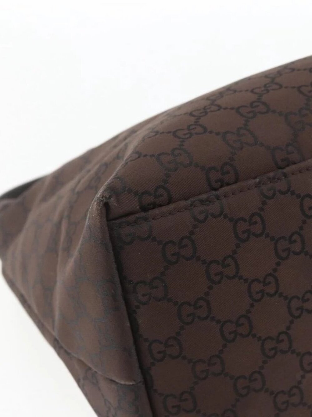 GUCCI GG Canvas Shoulder Bag Brown Silver 272350 Auth ka1322 - Picture 5 of 16
